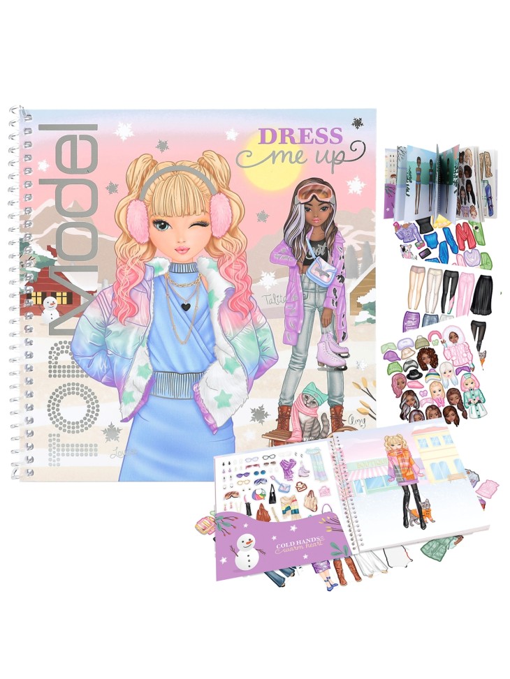 TOP MODEL DRESS ME UP FACE WINTER WONDER NAKLEJKI 12722 DEPESCHE