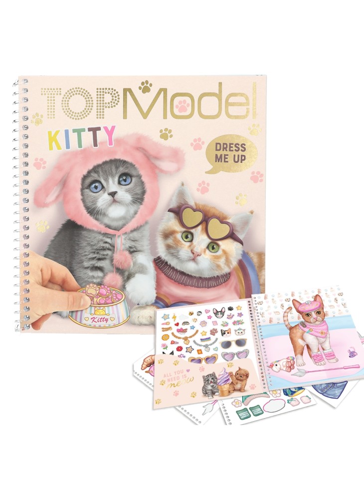 TOP MODEL DRESS ME UP KITTY NAKLEJKI 12965 DEPESCHE