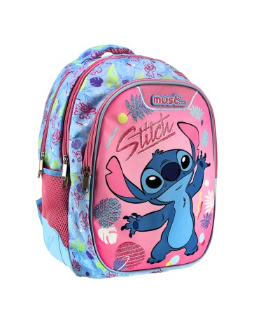 PLECAK TRZYKOMOROWY RÓŻOWY STITCH DISNEY DIAKAKIS