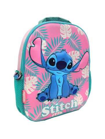 PLECAK JEDNOKOMOROWY 3D RÓŻOWY STITCH DISNEY DIAKAKIS