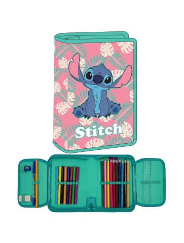 PIÓRNIK DWUKLAPKOWY Z WYPOSAŻENIEM STITCH DISNEY DIAKAKIS