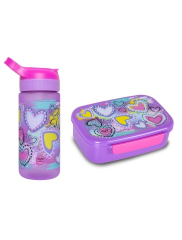 ZESTAW ŚNIADANIOWY PASTEL HEART COOLPACK