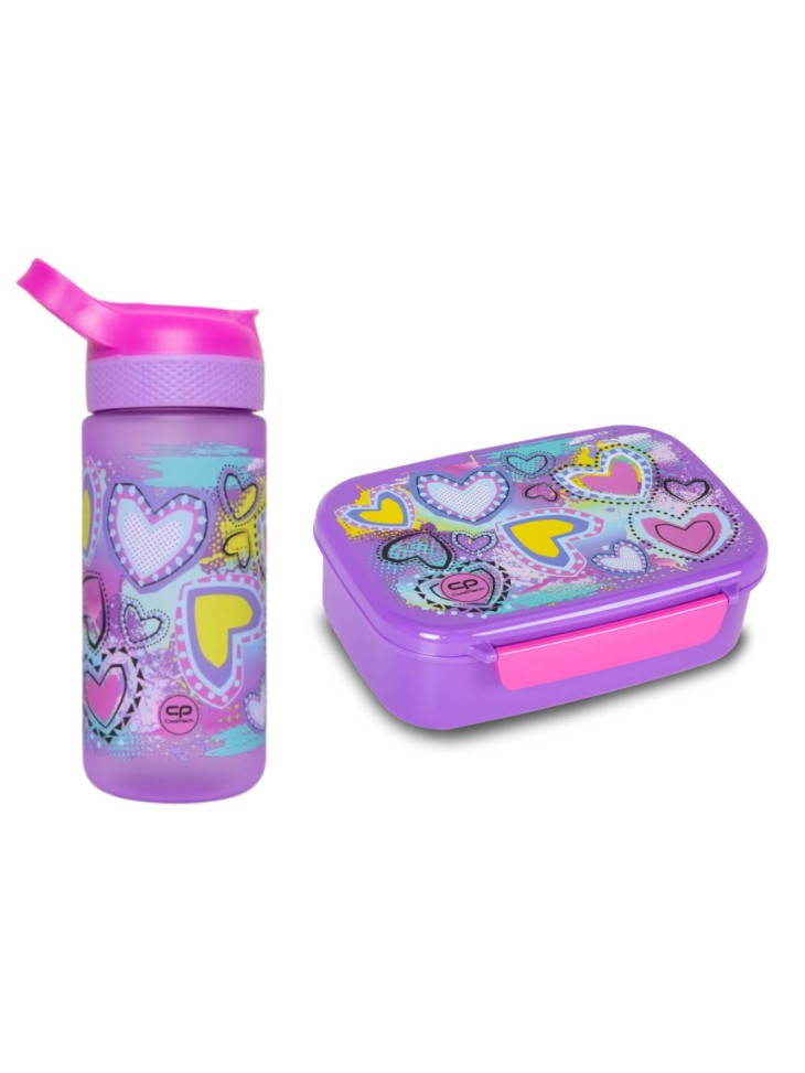 ZESTAW ŚNIADANIOWY PASTEL HEART COOLPACK