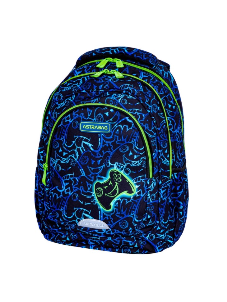 PLECAK TRZYKOMOROWY NEON GAMING 20l ASTRABAG