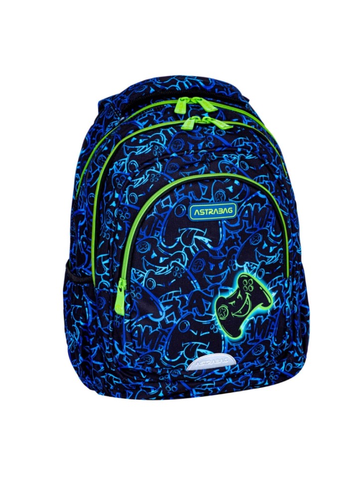 PLECAK TRZYKOMOROWY NEON GAMING 20l ASTRABAG