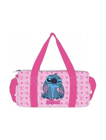 TORBA SPORTOWA/PODRĘCZNA STITCH RÓŻOWA DISNEY DIFUZED