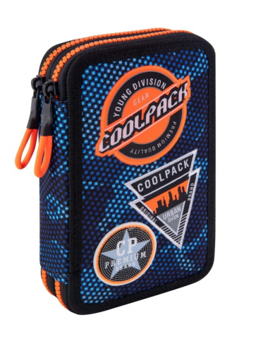 PIÓRNIK PODWÓJNY BADGES B NAVY COOLPACK
