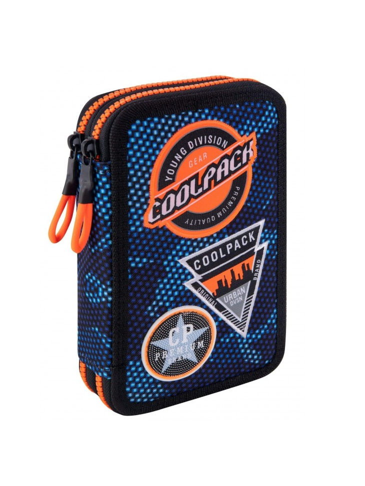 PIÓRNIK PODWÓJNY BADGES B NAVY COOLPACK