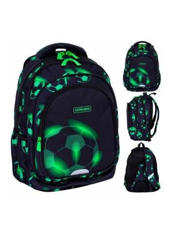 PLECAK TRZYKOMOROWY NEO FOOTBALL PIŁKA 27l ASTRABAG