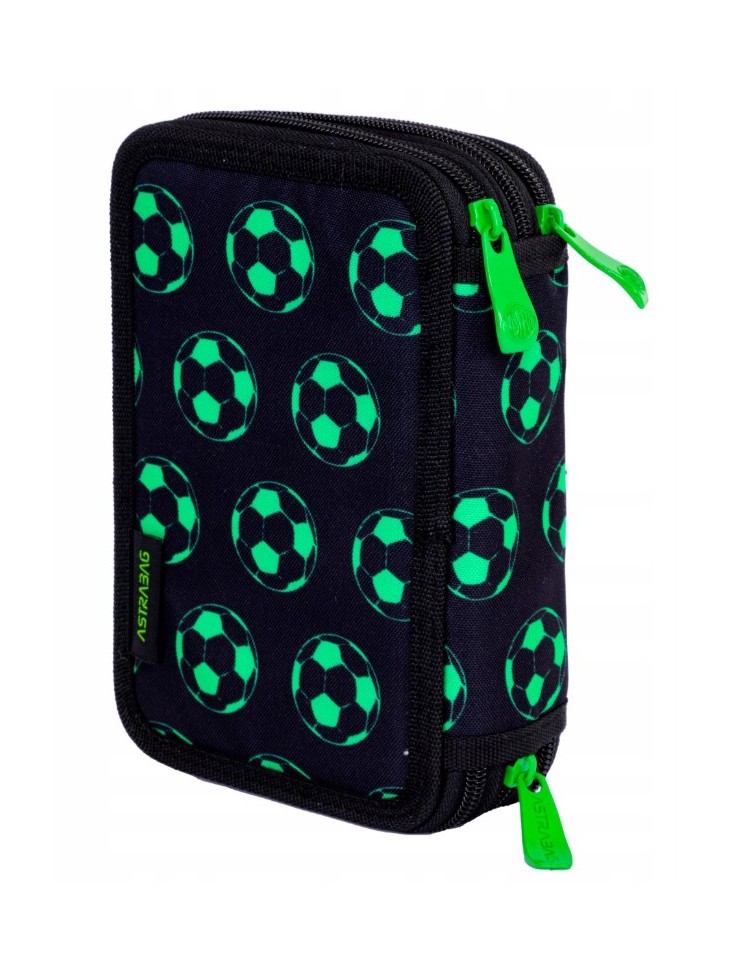 PIÓRNIK POTRÓJNY Z WYPOSAŻENIEM NEO FOOTBALL PIŁKA ASTRABAG