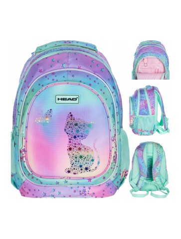 PLECAK TRZYKOMOROWY KITTY OMBRE KOTEK 20l HEAD ASTRA