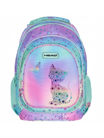 PLECAK TRZYKOMOROWY KITTY OMBRE KOTEK 20l HEAD ASTRA