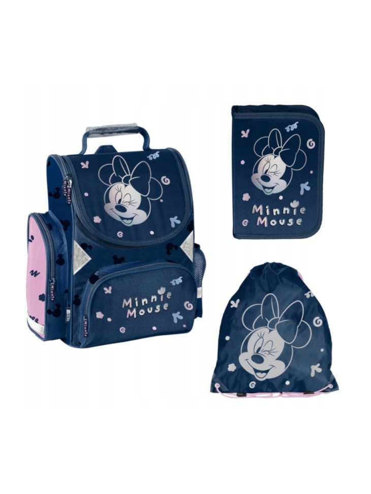 ZESTAW SZKOLNY 3-ELEMENTÓW MINNIE MOUSE MYSZKA DM25EE PASO