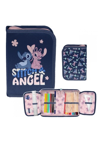 PIÓRNIK DWUKLAPKOWY Z WYPOSAŻENIEM LILO&STITCH DISNEY DS25CC PASO