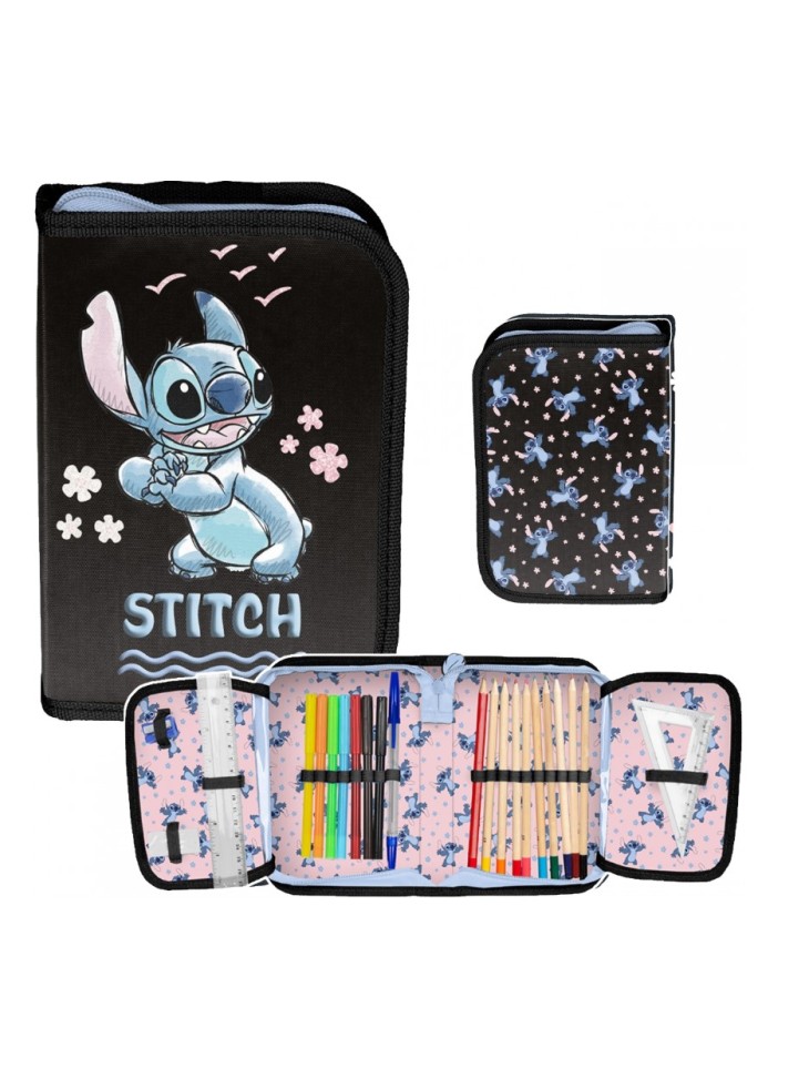 PIÓRNIK DWUKLAPKOWY Z WYPOSAŻENIEM LILO&STITCH DISNEY DS25GG PASO