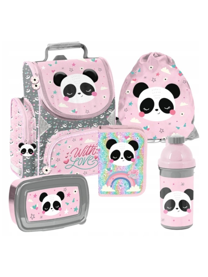 ZESTAW SZKOLNY 5-ELEMENTÓW PANDA PP25PB PASO