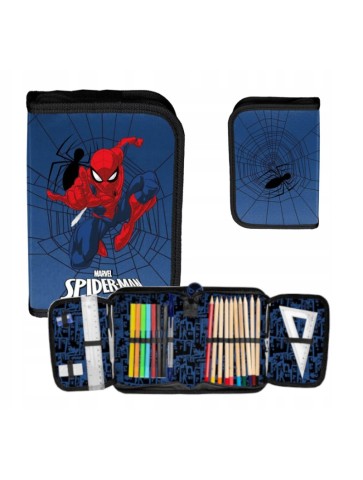 PIÓRNIK DWUKLAPKOWY Z WYPOSAŻENIEM SPIDERMAN SP25TT PASO