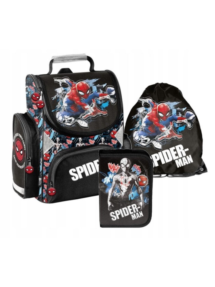 ZESTAW SZKOLNY 3-ELEMENTÓW SPIDERMAN SP25WW PASO