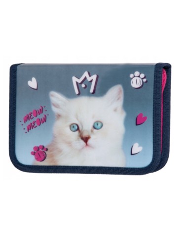 TORNISTER+PIÓRNIK+WOREK KOTEK CAT KITTY PKC22 PASO