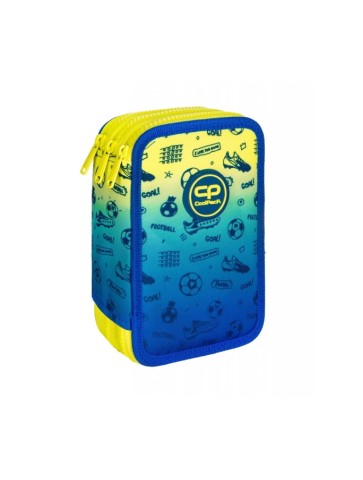 PIÓRNIK POTRÓJNY Z WYPOSAŻENIEM PIŁKA NOŻNA FOOTBALL COOLPACK