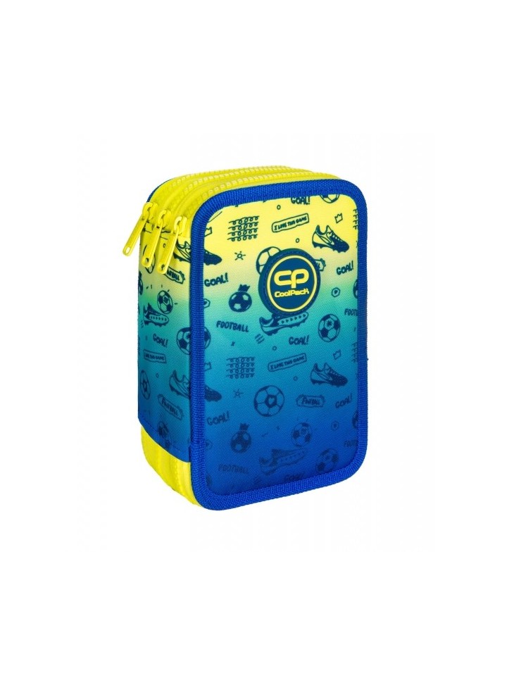 PIÓRNIK POTRÓJNY Z WYPOSAŻENIEM PIŁKA NOŻNA FOOTBALL COOLPACK