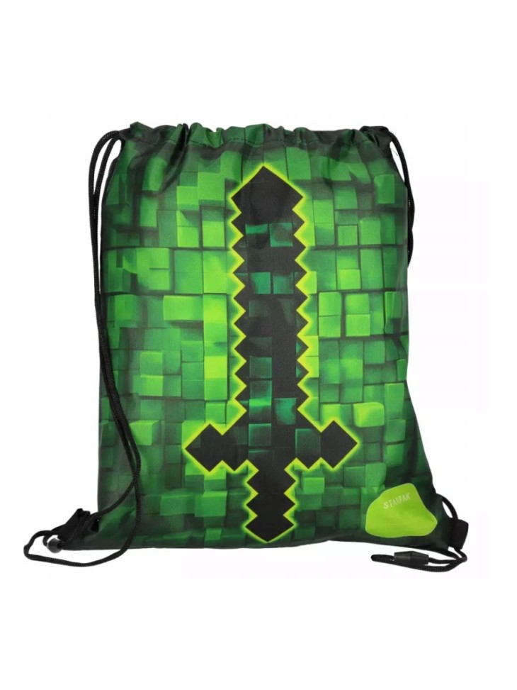 ZESTAW SZKOLNY 3-ELEMENTÓW GREEN PIXEL STARPAK