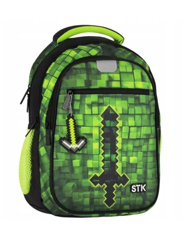 ZESTAW SZKOLNY 3-ELEMENTÓW GREEN PIXEL STARPAK