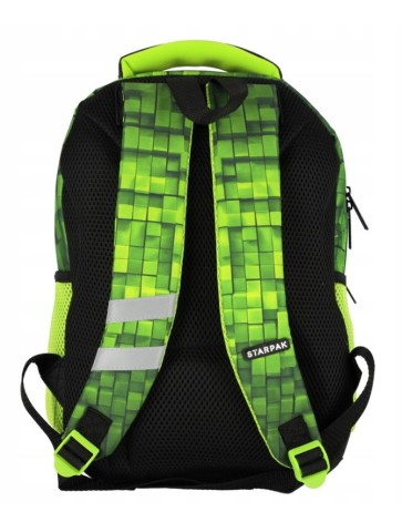 ZESTAW SZKOLNY 3-ELEMENTÓW GREEN PIXEL STARPAK