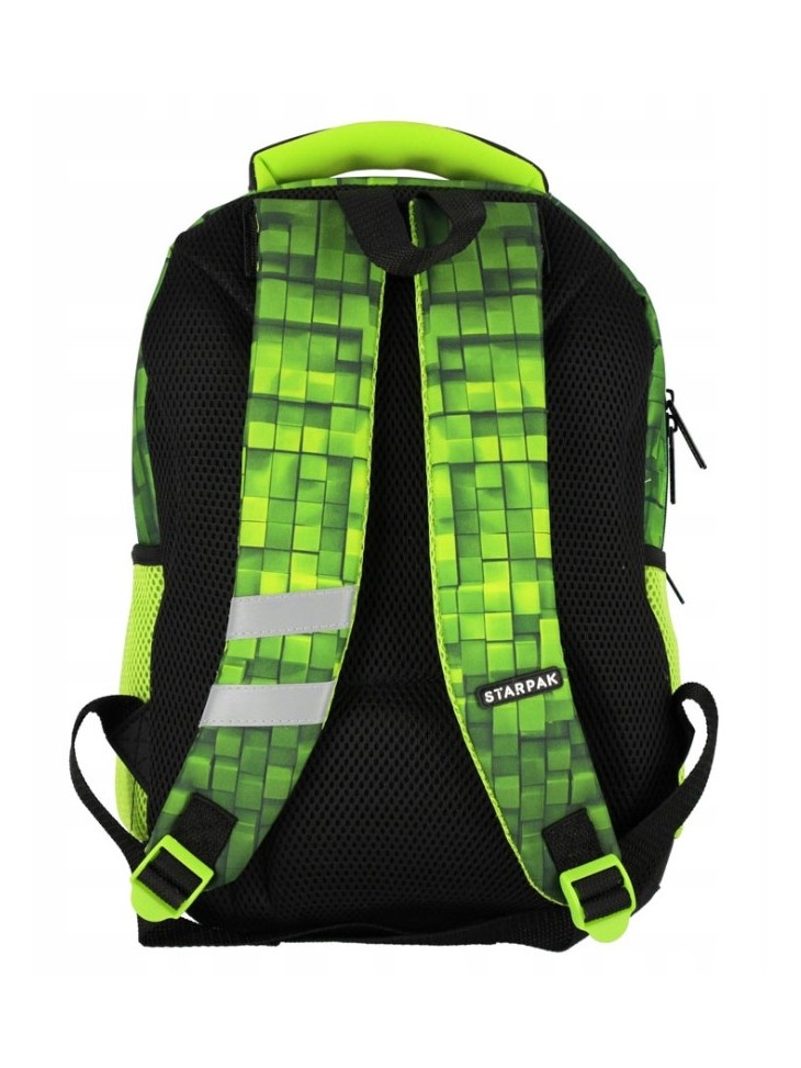ZESTAW SZKOLNY 3-ELEMENTÓW GREEN PIXEL STARPAK