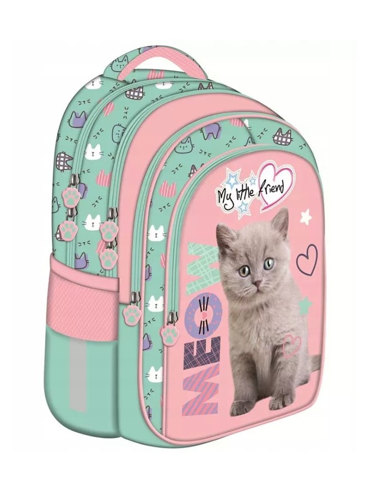 PLECAK CZTEROKOMOROWY MY LITTLE FRIEND KOTEK KITTY ST.MAJEWSKI