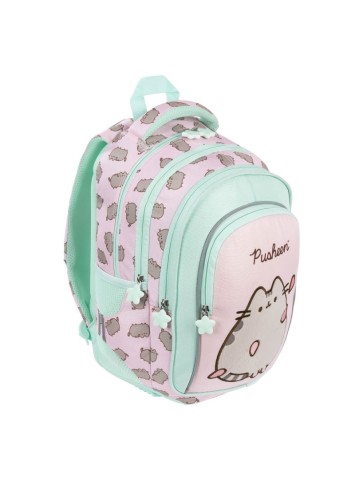 PLECAK CZTEROKOMOROWY PUSHEEN PINK ST.MAJEWSKI