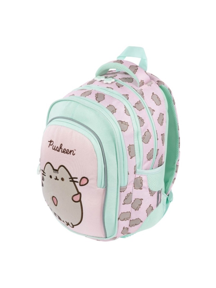 PLECAK CZTEROKOMOROWY PUSHEEN PINK ST.MAJEWSKI