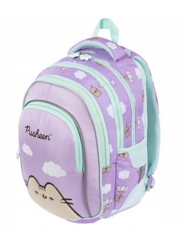 PLECAK CZTEROKOMOROWY PUSHEEN VIOLET FIOLET ST. MAJEWSKI
