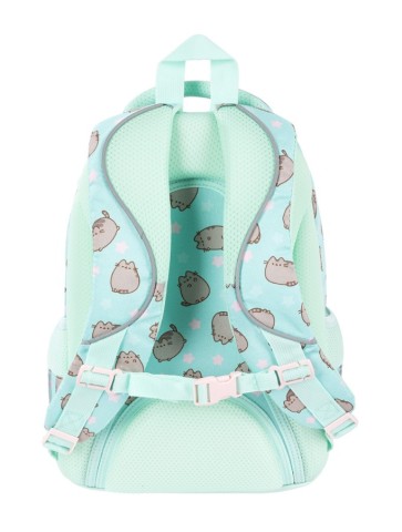 PLECAK+PIÓRNIK+WOREK ZESTAW PUSHEEN MINT ST. MAJEWSKI