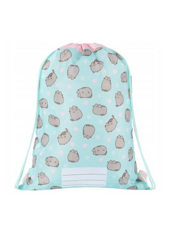 PLECAK+PIÓRNIK+WOREK ZESTAW PUSHEEN MINT ST. MAJEWSKI