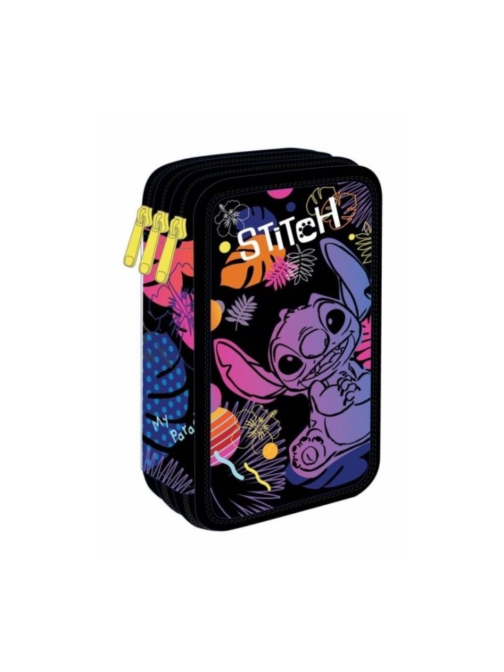 PIÓRNIK POTRÓJNY STITCH DISNEY BLACK JUMPER 3 COOLPACK
