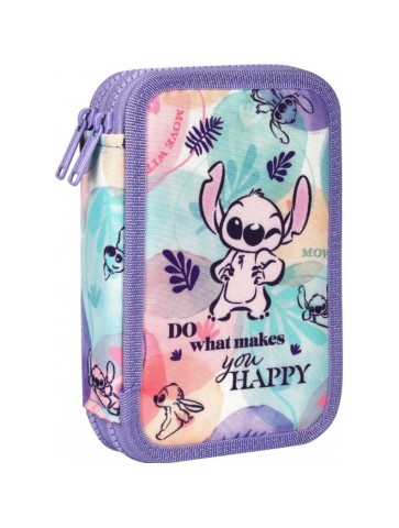 ZESTAW 3-ELEMENTÓW PIÓRNIK PODWÓJNY STITCH DISNEY PASTEL COOLPACK