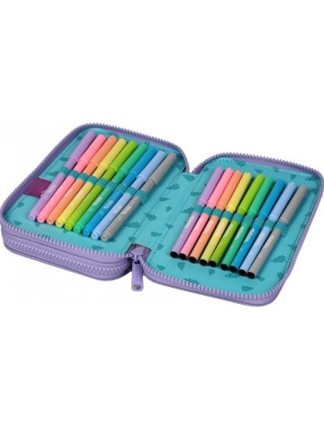 ZESTAW 3-ELEMENTÓW PIÓRNIK PODWÓJNY STITCH DISNEY PASTEL COOLPACK