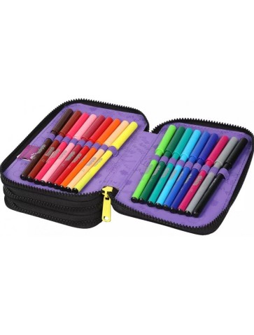 ZESTAW 3-ELEMENTÓW PIÓRNIK POTRÓJNY STITCH DISNEY BLACK COOLPACK