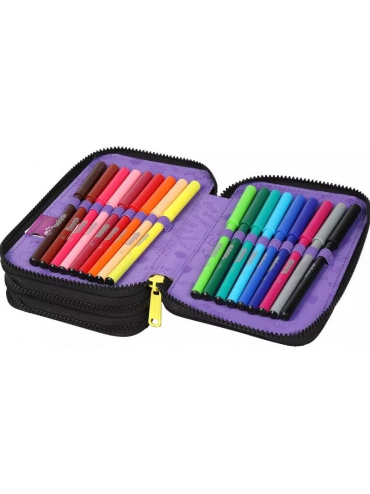 ZESTAW 3-ELEMENTÓW PIÓRNIK POTRÓJNY STITCH DISNEY BLACK COOLPACK