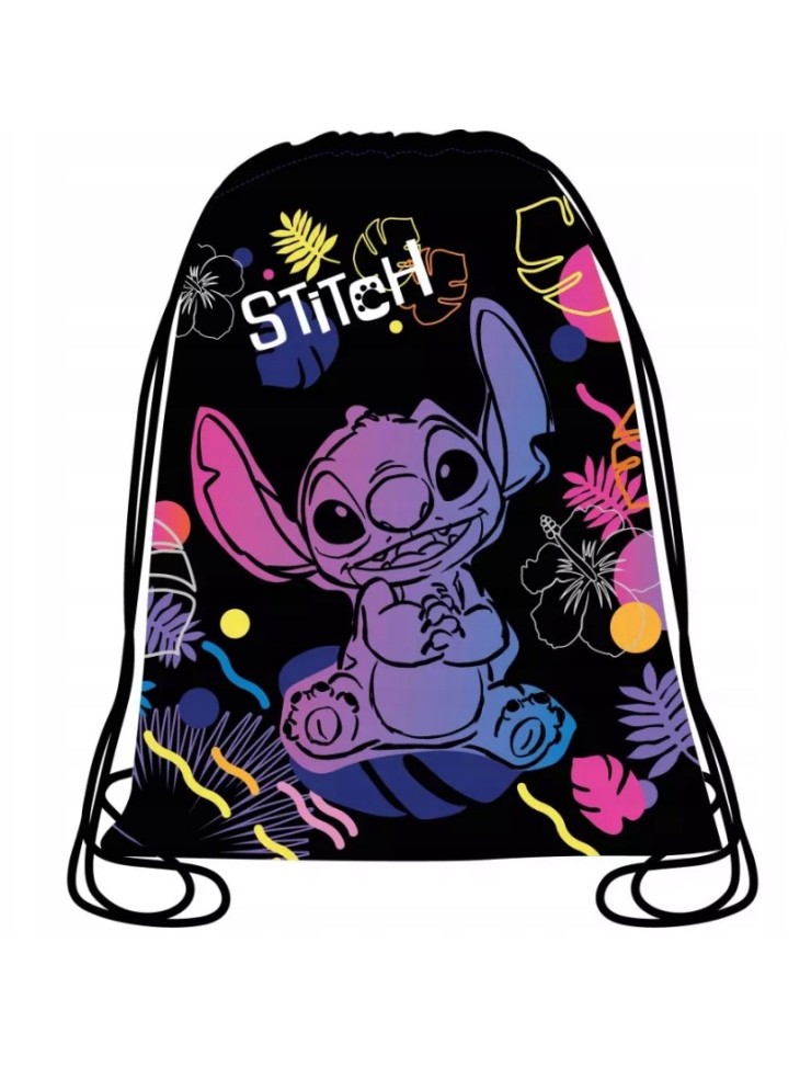 ZESTAW 3-ELEMENTÓW PIÓRNIK SASZETKA STITCH DISNEY BLACK COOLPACK
