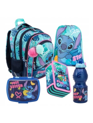 ZESTAW SZKOLNY 5-ELEMENTÓW STITCH STAY COOL ST. MAJEWSKI