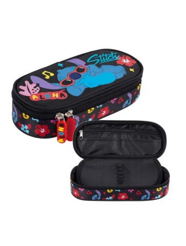 ZESTAW SZKOLNY 3-ELEMENTÓW STITCH ALOHA BLACK ST. MAJEWSKI