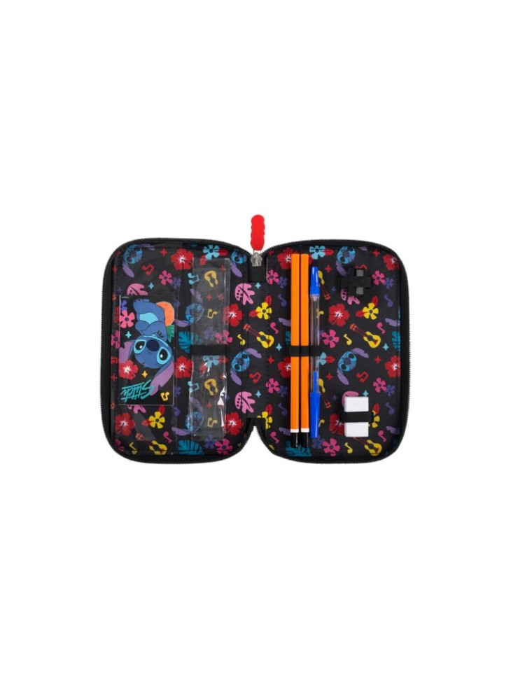 ZESTAW SZKOLNY 3-ELEMENTÓW STITCH ALOHA BLACK ST. MAJEWSKI