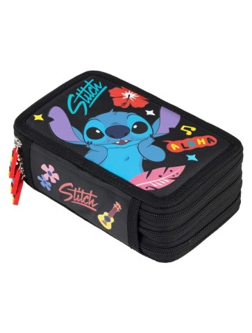 ZESTAW SZKOLNY 5-ELEMENTÓW STITCH ALOHA BLACK ST. MAJEWSKI