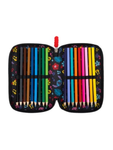 ZESTAW SZKOLNY 5-ELEMENTÓW STITCH ALOHA BLACK ST. MAJEWSKI