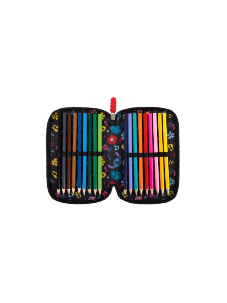 ZESTAW SZKOLNY 5-ELEMENTÓW STITCH ALOHA BLACK ST. MAJEWSKI