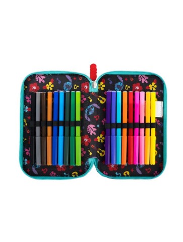 PIÓRNIK POTRÓJNY Z WYPOSAŻENIEM STITCH ALOHA MINT ST. MAJEWSKI