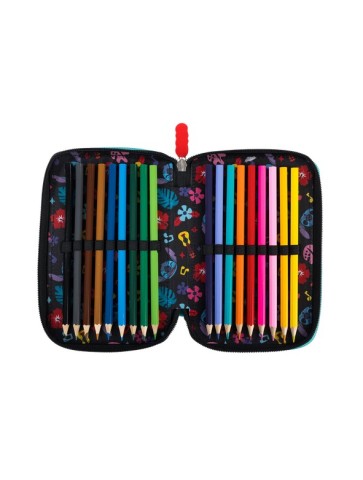 PIÓRNIK POTRÓJNY Z WYPOSAŻENIEM STITCH ALOHA MINT ST. MAJEWSKI