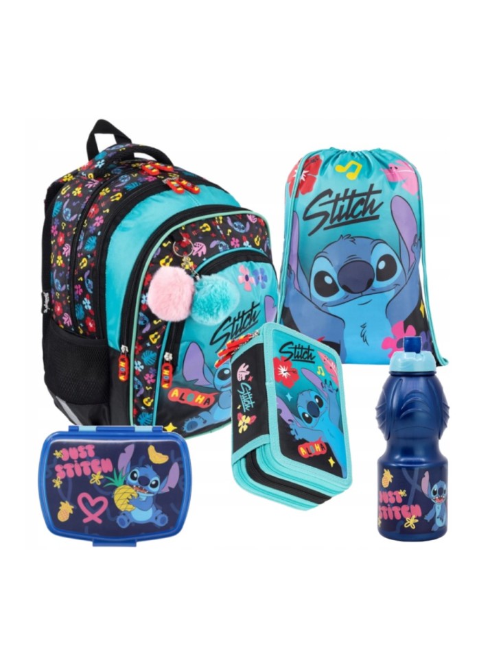 ZESTAW SZKOLNY 5-ELEMENTÓW STITCH ALOHA MINT ST. MAJEWSKI